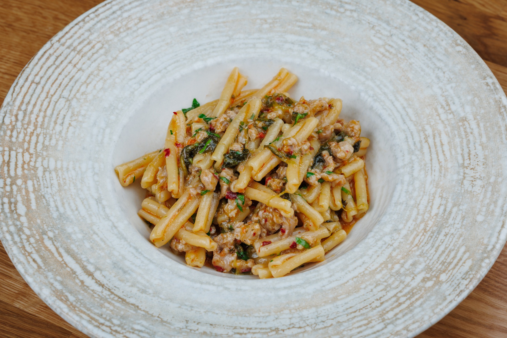 Casarecce con salsiccia, friarelli e 'nduja