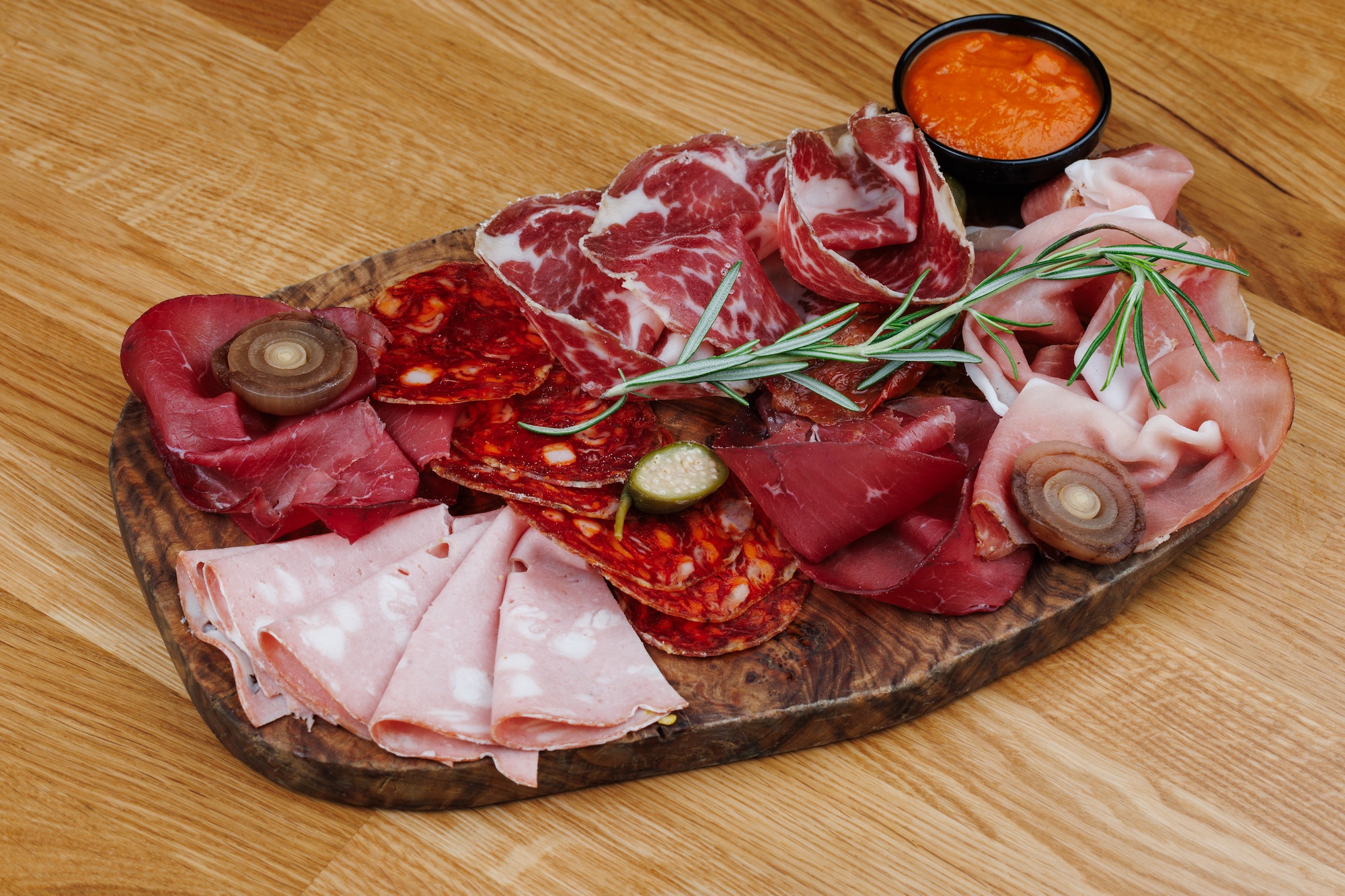 Selezione di salumi italiani per due